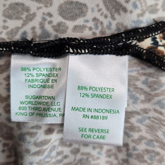 Lilly Pulitzer Karessa Top Size S Leopard Print Stretch Long Sleeve Pullover NWT - Picture 8 of 13